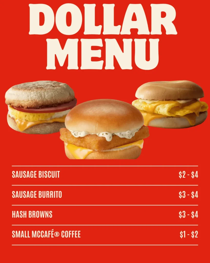 McDonald's Breakfast Menu Ranked with Prices for 2025 2 McDonald's Breakfast Dollar Menu
