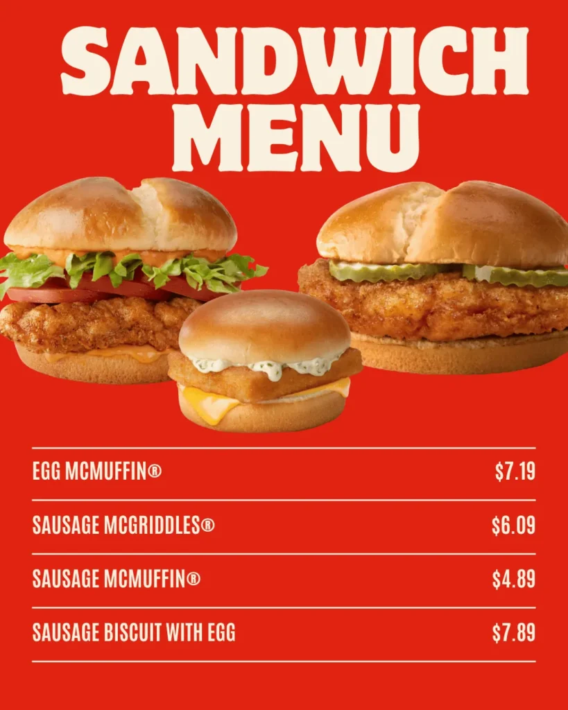 McDonald's Breakfast Menu Ranked with Prices for 2025 3 McDonald's Breakfast Sandwich Prices